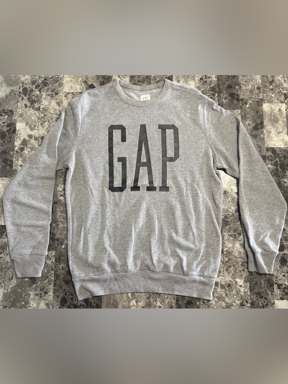 GAP Gray Sweatshirt with Black Logo